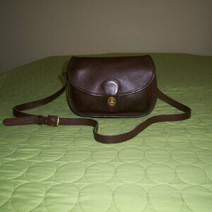 Vintage Coach Prairie Mahogany #9954 Brown Leather Shoulder/Crossbody Bag